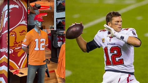 IN PHOTOS: Tom Brady’s Buccaneers creamsicle jersey goes on sale despite legendary QB’s ...