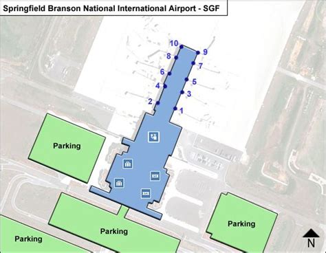 Springfield Airport Main Terminal Interactive Map & Guide