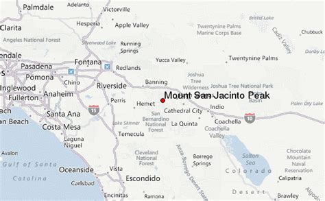 Mount San Jacinto Peak Mountain Information