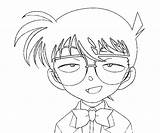 Detective Conan Coloring Pages Sketch Page sketch template