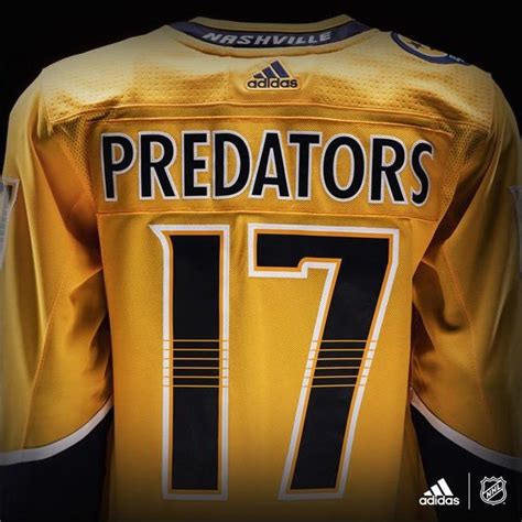 The new Adidas Nashville Predators Home Jersey : Predators