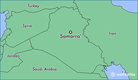 Where is Samarra', Iraq? / Samarra', Salah ad Din Governorate Map ...