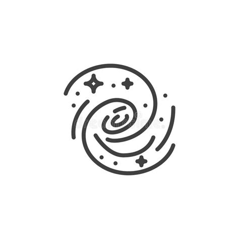 Milky way Icon stock illustration. Illustration of nebula - 289942926