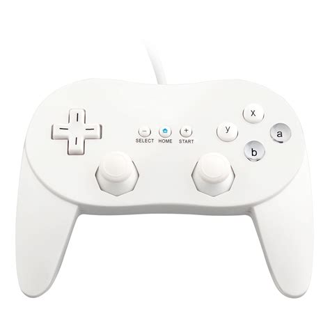 Buy OSTENT Wired Classic Controller Pro Gamepad Joystick for Nintendo Wii Remote Console Video ...