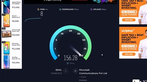 BSNL Bharat Fibre (FTTH) Speed Test 100 mbps plan -CONSISTENT PERFORMANCE - using for 2 years ...