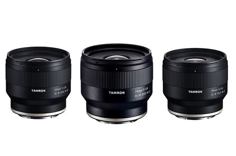 Pricing & Details for Tamron's Three Close-Focusing Prime Lenses For ...