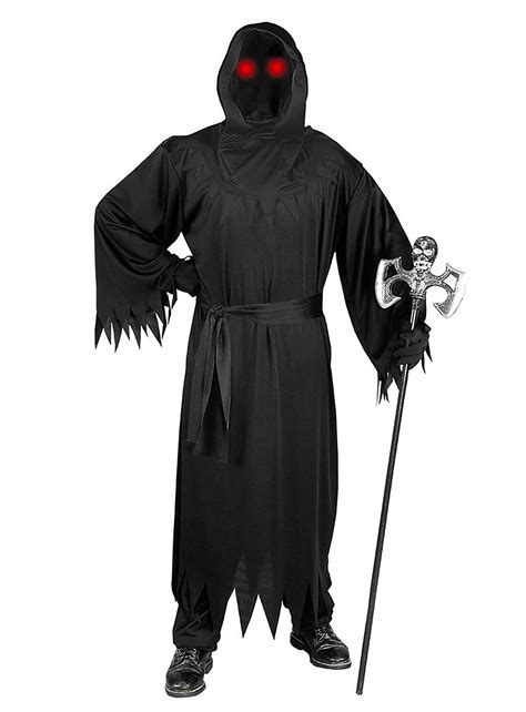 Grim Reaper Costume with Luminous Effect - maskworld.com