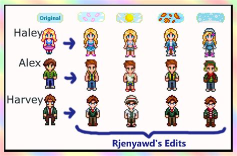 Stardew Valley Seasonal Characters Mod by Rjenyawd on DeviantArt ...