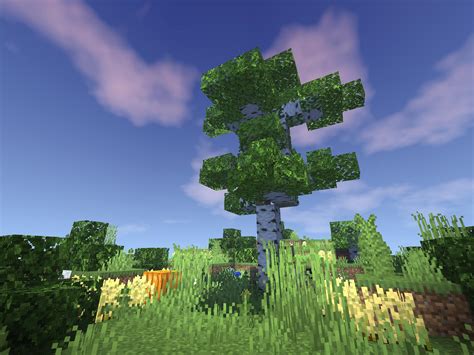 I remastered the Birch tree : r/Minecraft