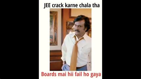 JEE Exam Funny Memes 😂 | Rajnikant Memes | Shivaji The Boss | - YouTube