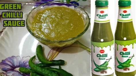 Green chilli sauce - easy way to make green chilli sauce...|| Home made green chilli sauce ...