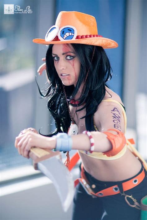 One Piece Fem Fire Fist Portgas D Ace Cosplay by BabyGirlFallenAngel on DeviantArt