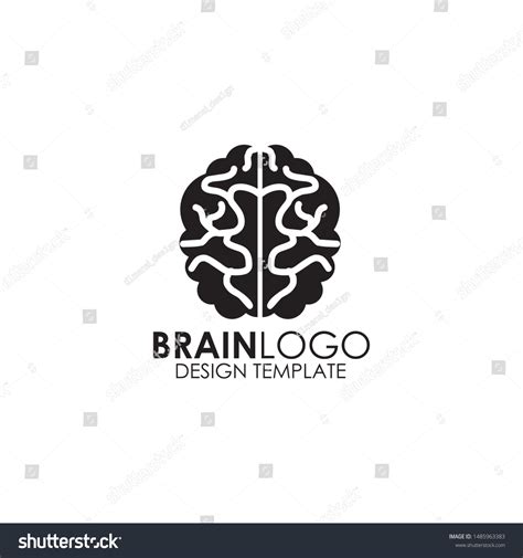 Human Brain Icon Logo Design Inspiration Stock Vector (Royalty Free ...