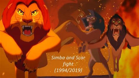 Simba vs Scar - The Lion King (1994/2019) - YouTube