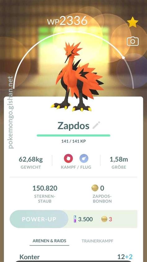 Zapdos - Pokemon Go