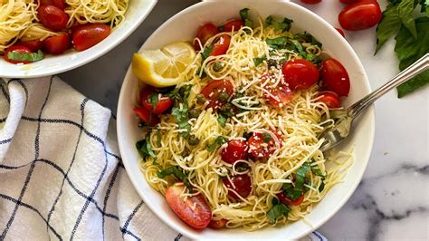 Cold Lemon Capellini Salad Recipe