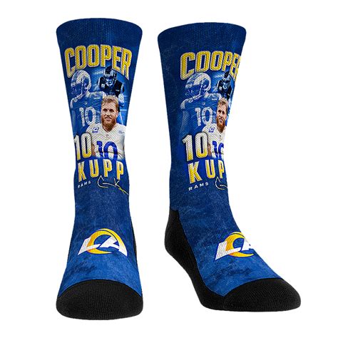 Cooper Kupp Socks - Los Angeles Rams Socks - Rock 'Em Socks - NFL