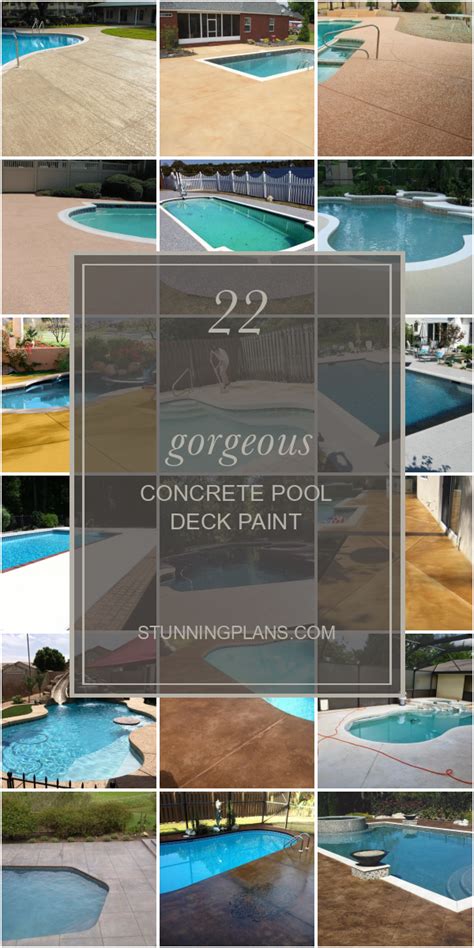 22 Gorgeous Concrete Pool Deck Paint - Home, Family, Style and Art Ideas