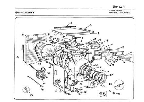 Indesit Washing Machine Parts Diagram | Reviewmotors.co