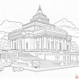 Printable Temple Coloring Pages Free For Kids And Adults sketch template