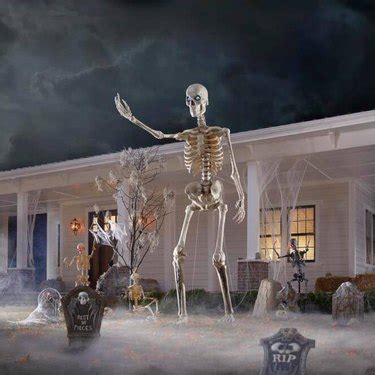 The Home Depot Giant Skeleton Outdoor Halloween Decoration Alternatives ...