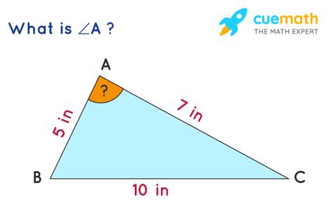 What is the formula for finding angles? Examples