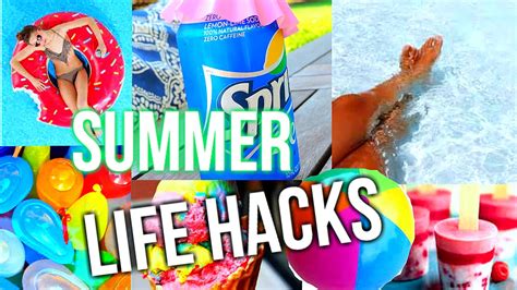 7 SUMMER LIFE HACKS EVERYONE MUST TRY! - YouTube