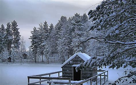 Winter Scenery Desktop Wallpaper - WallpaperSafari