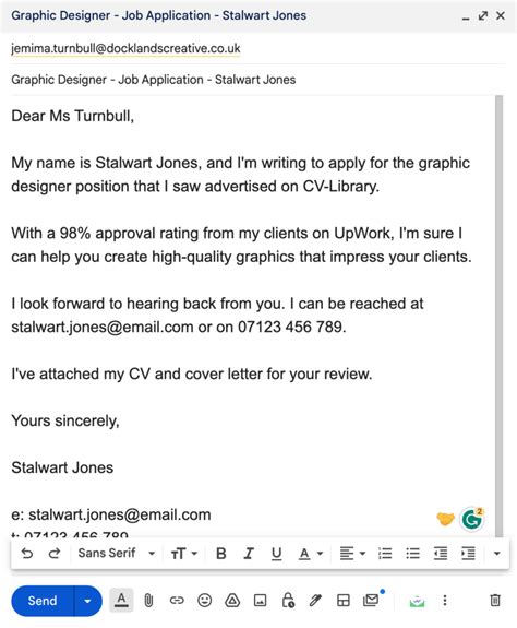 How to Send a CV by Email