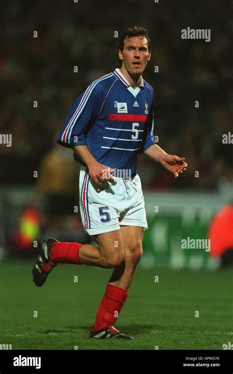 LAURENT BLANC FRANCE & MARSEILLE 27 February 1998 Stock Photo - Alamy