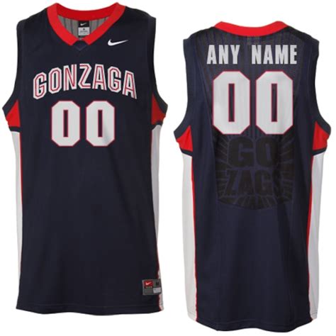 Nike Gonzaga Bulldogs Customizable Basketball Jersey - Navy Blue ...