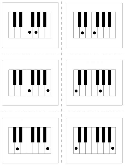 Music Note Flashcards Printable