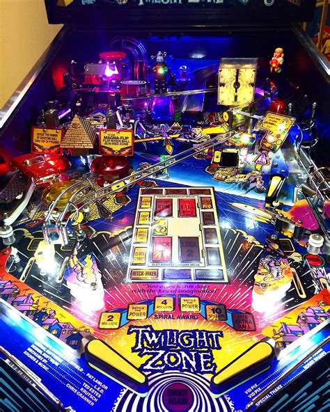 Twilight Zone Pinball hitting pinball alley floor today and is beautiful… | Pinball, Vintage ...