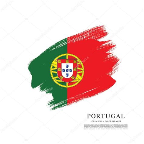 Bandera de Portugal plantilla 2024