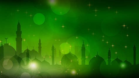 Green Mosque Wallpaper