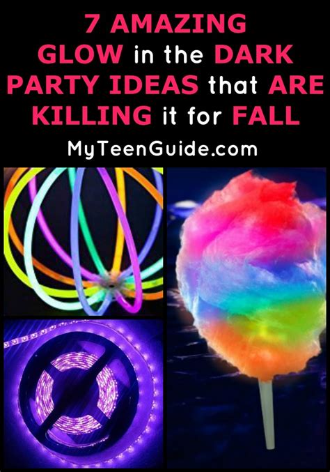 7 Amazing Fall Glow In The Dark Party Ideas