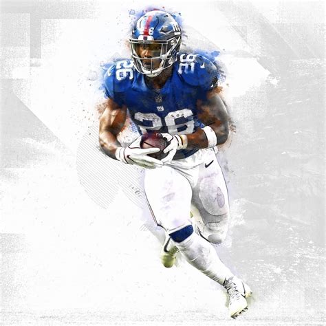 Saquon Barkley, the best running back in the NFL. Wallpaper Version on ...