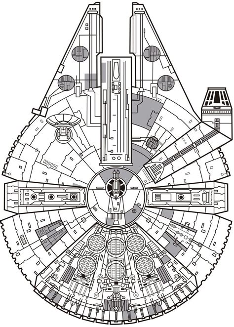 Millenium Falcon Vector at GetDrawings | Free download