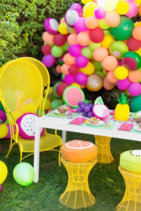 Home Decor Images You'll Love in 2020: Birthday Party Fruits Decoration ...