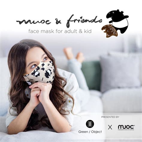 MUOC Handmade Malayan Tapir Face Mask Beige (Kids) - Destination Shop Sdn Bhd (1336267-D)