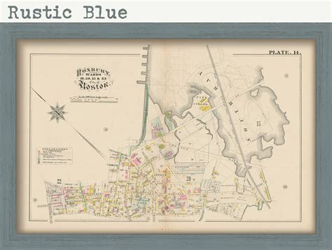 ROXBURY, Boston, Massachusetts 1882 Map - Replica or Genuine ORIGINAL