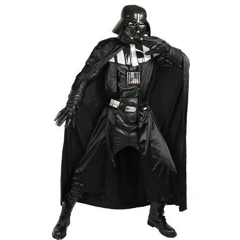 Coslive Star Wars Darth Vader Costume All Black One piece Garment PU ...