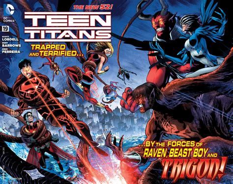 Kid Flash and the Titans vs. Trigon! (Review of Teen Titans #19 ...