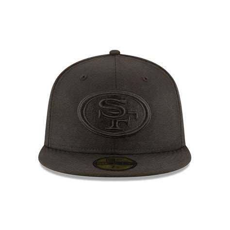 New Era 59Fifty San Francisco 49ers NFL League Basic Fitted Hat Black ...