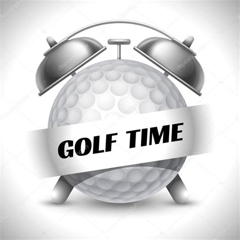 Golf Time Concept Stock Vector Image by ©Pazhyna #106688244