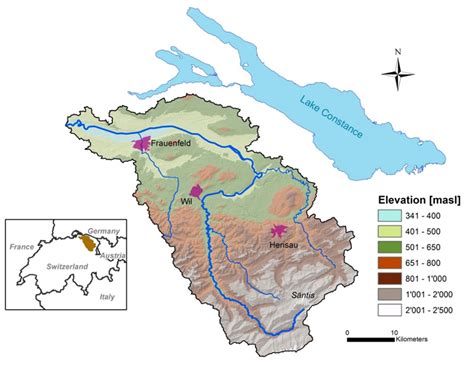 Thur River Basin, Switzerland – RECONECT