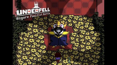 UNDERFELL: Asgore Pacifist Battle | UNDERTALE Fangame - Saving Asgore - YouTube