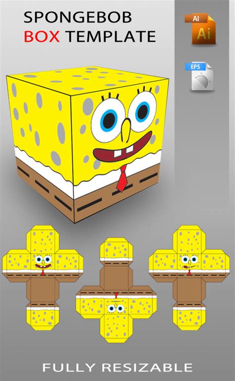 spongeboX template by Stanislavv Parushevv, via Behance | Spongebob ...