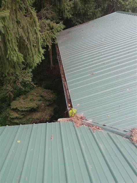 Gutters and Gutter Guards Installed on Metal Roof in Gladwin, MI - Klean Gutters Midwest