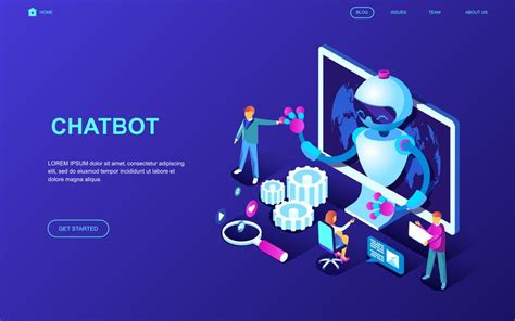 Chatbot Web Banner 270876 Vector Art at Vecteezy